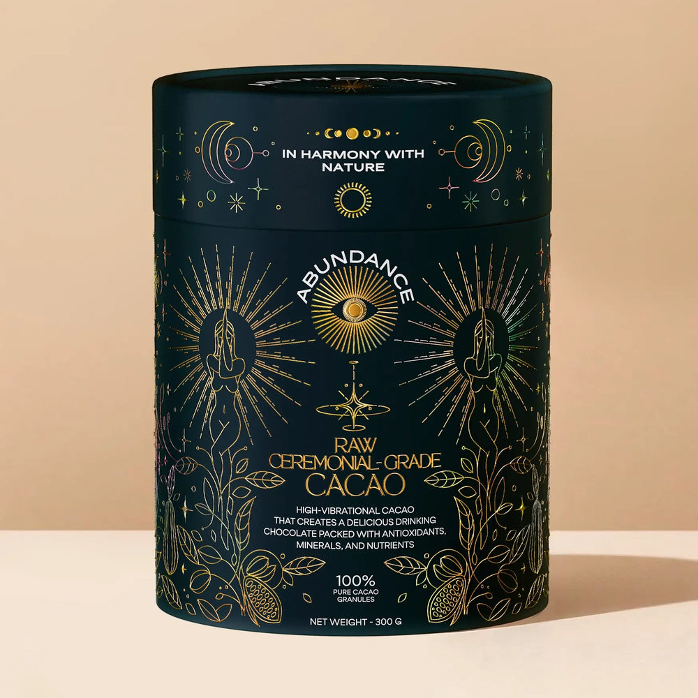 Ceremonial Cacao Granules - Tin 300g - Abundance