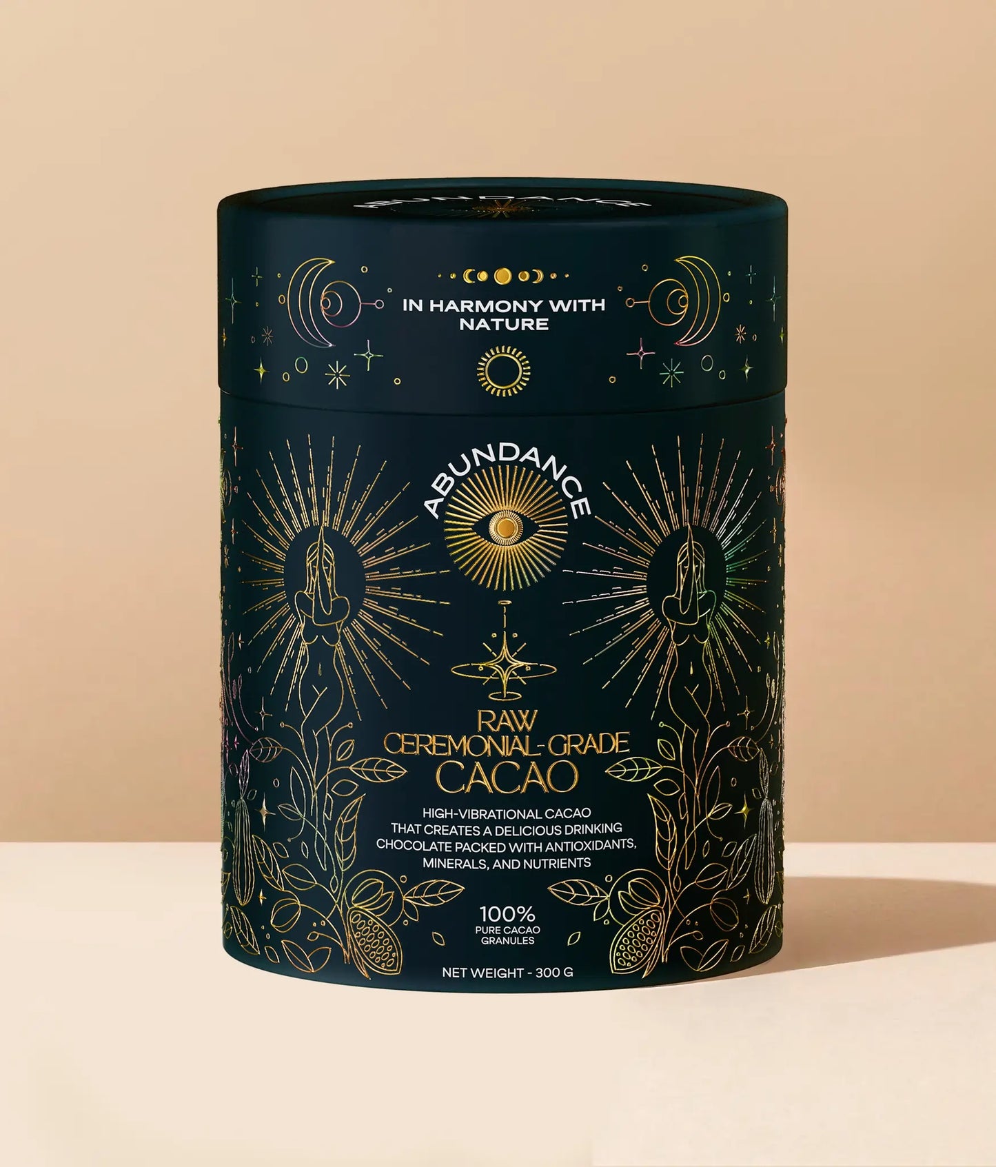Ceremonial Cacao Granules - Tin 300g - Abundance