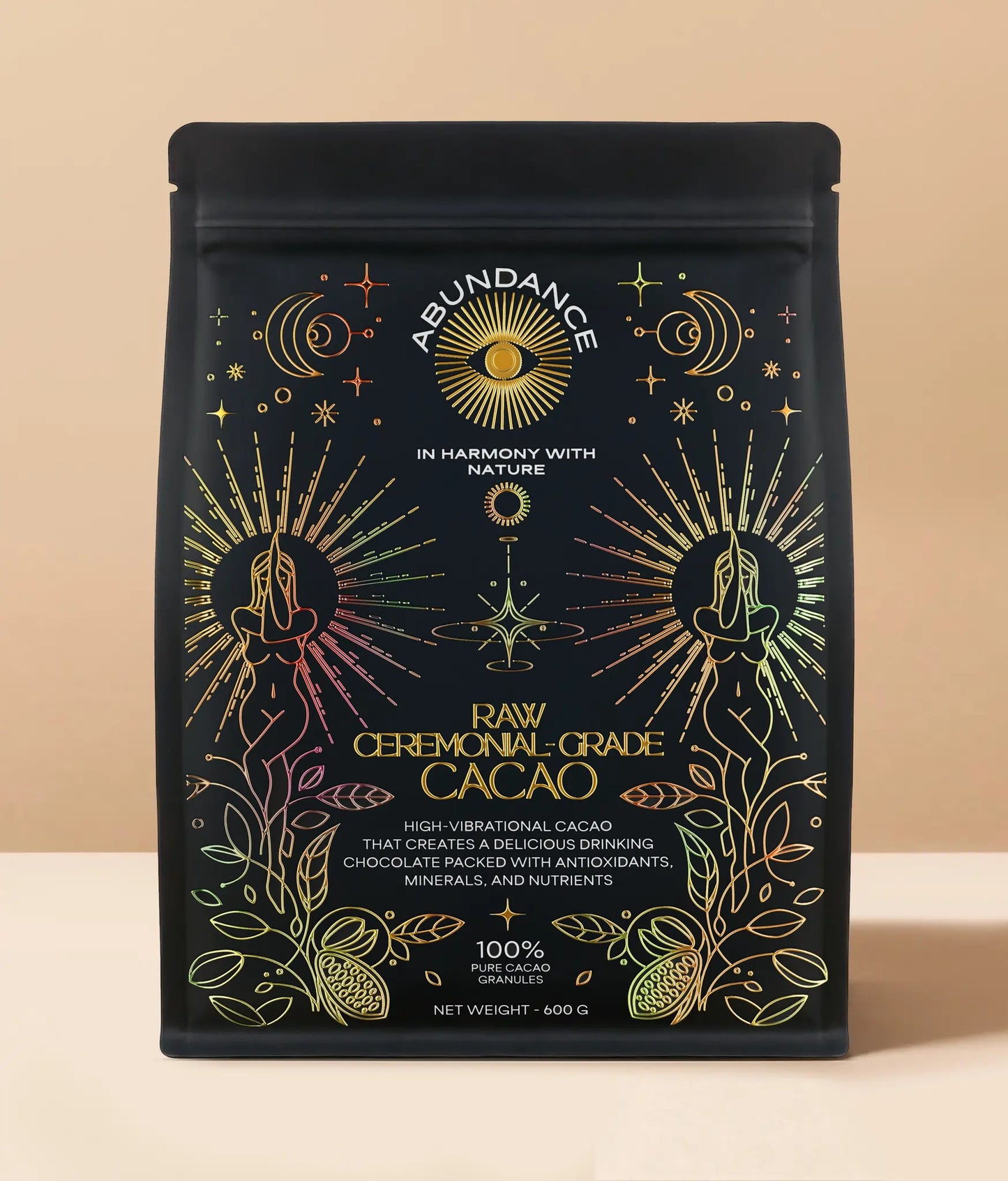 Ceremonial Cacao Granules - Pouch 600g - Abundance