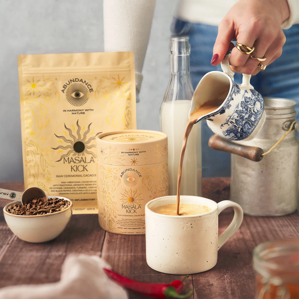 Masala Kick Ceremonial Cacao Blend - Pouch 600g - Abundance