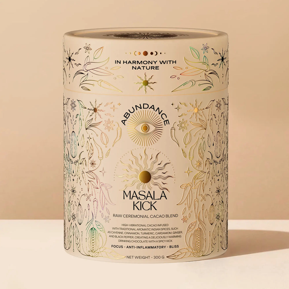 Masala Kick Ceremonial Cacao Blend - Tin 300g - Abundance