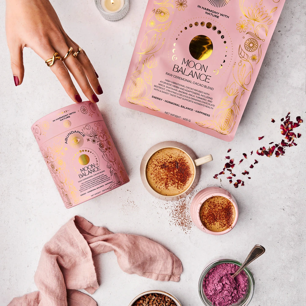 Moon Balance Ceremonial Cacao Blend - Pouch 600g - Abundance