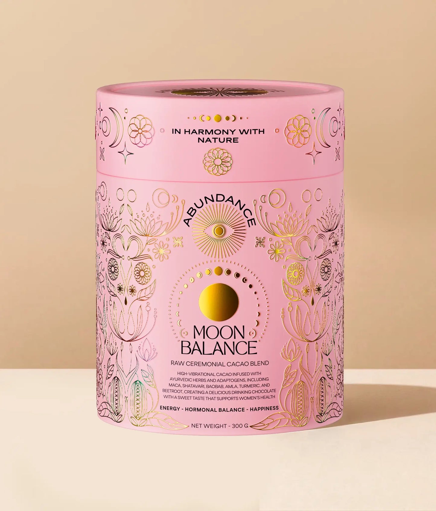 Moon Balance Ceremonial Cacao Blend - Tin 300g - Abundance