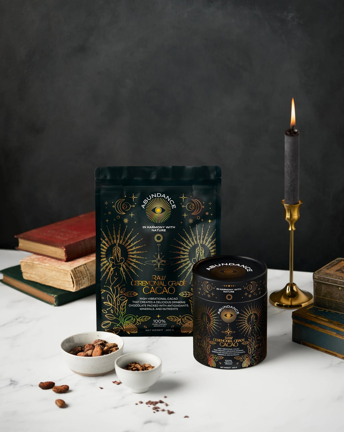 Abundance Cacao lends Ceremonial Cacao Granules - Pouch 600g